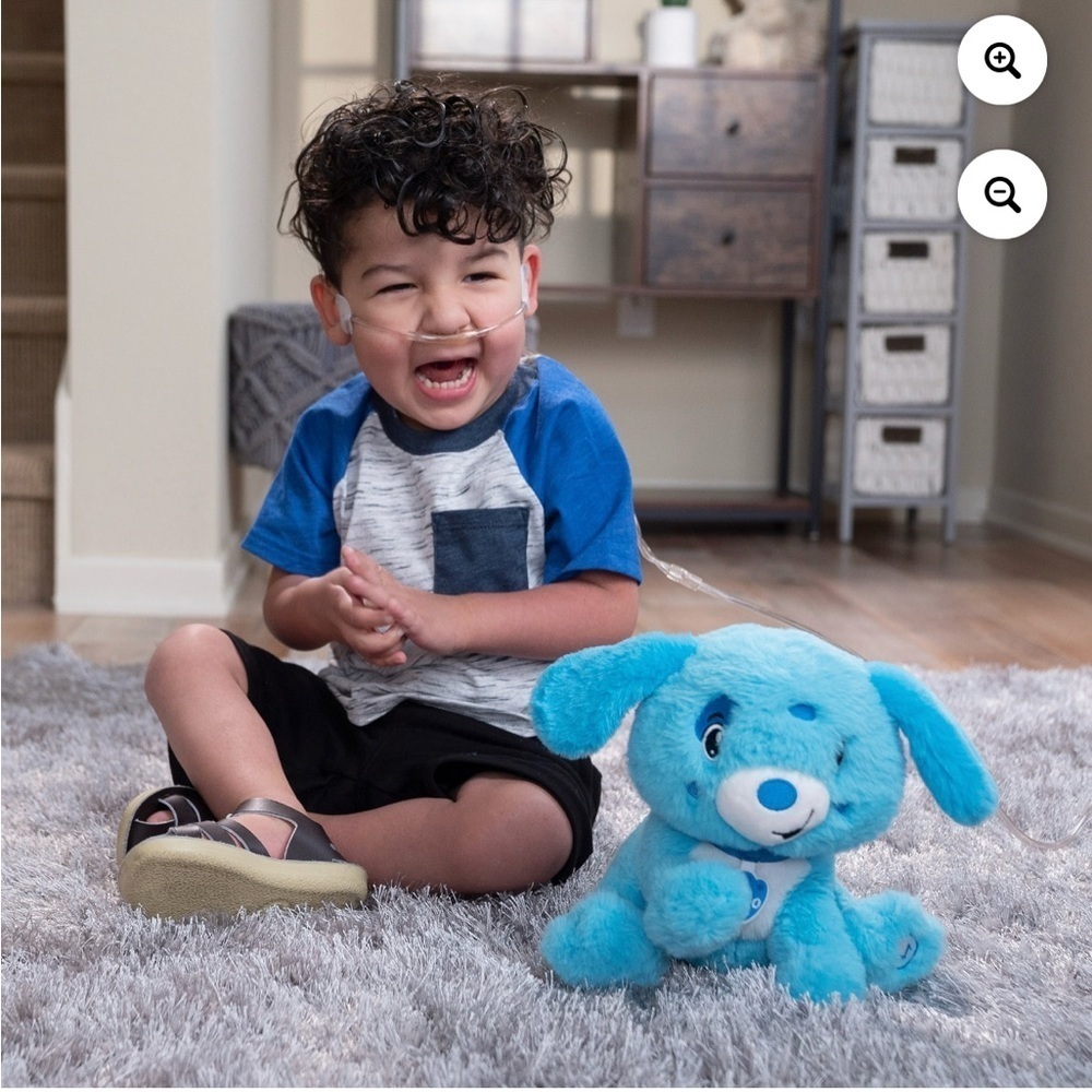 Blue Plush Puppy Toy